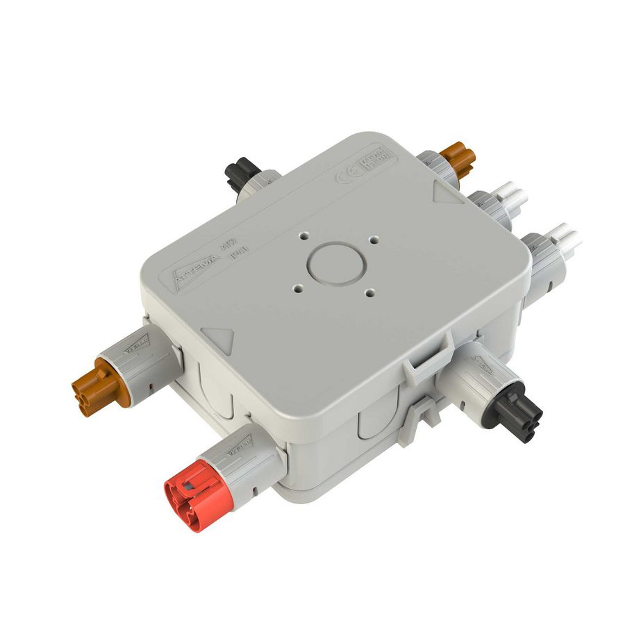 Stekerbare kabeldoos wand-/plafondmontage AKW-WT2