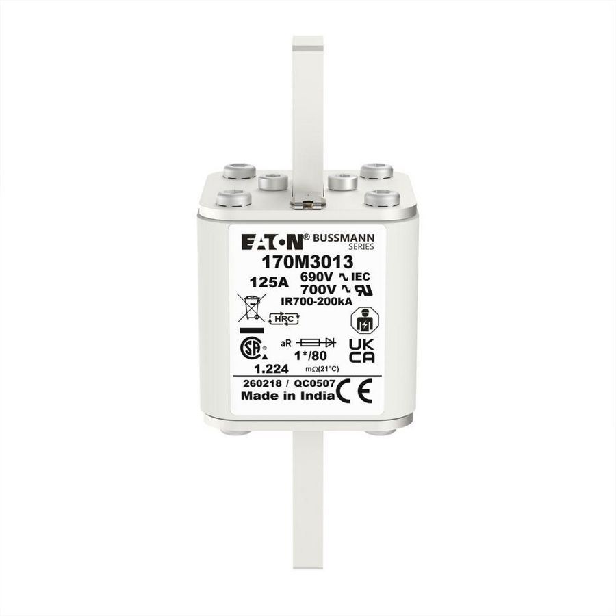 Zekering h. snelheid 125A AC 690V 200kA compact 1 45x VVE=6