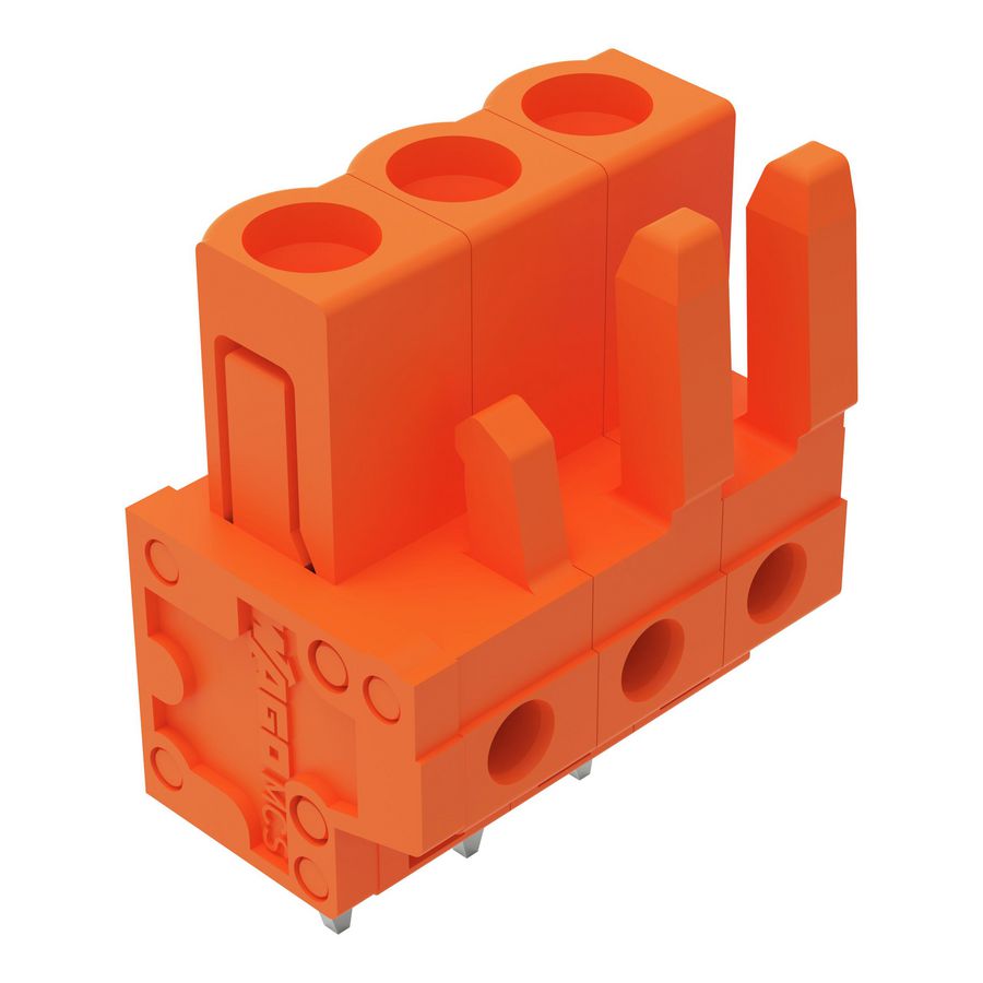 THT FE steker RE raster 5,08mm oranje 232-163 VVE=100