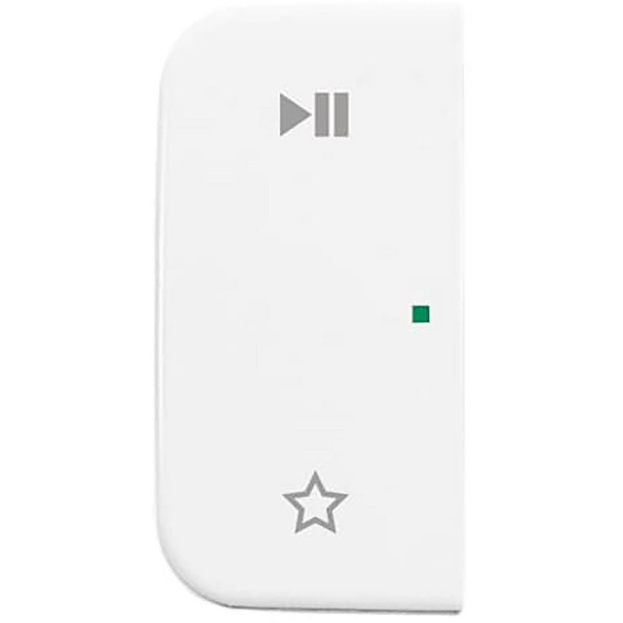Free@Home wip 2-voudig links, Play/Pause Reflex alpin wit (6237-21-214)