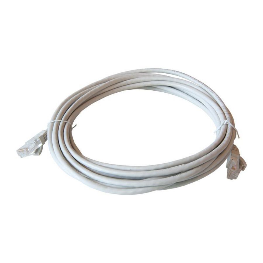 Netwerkkabel / patchkabel CAT5e UTP PVC molded grijs 5.0mtr.