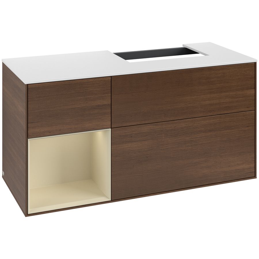Wastafelonderkast Finion 1200x603x501mm W.Veneer G141HJGN