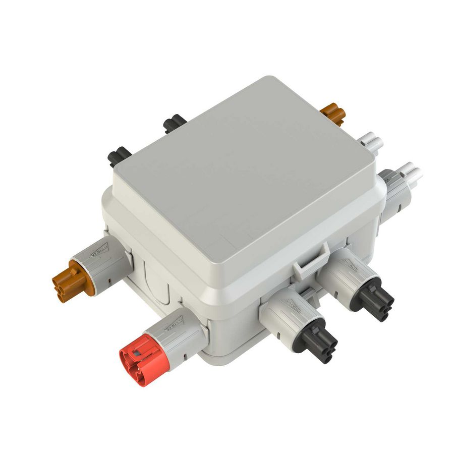 Stekerbare kabeldoos wand-/plafondmontage AKW-WT4