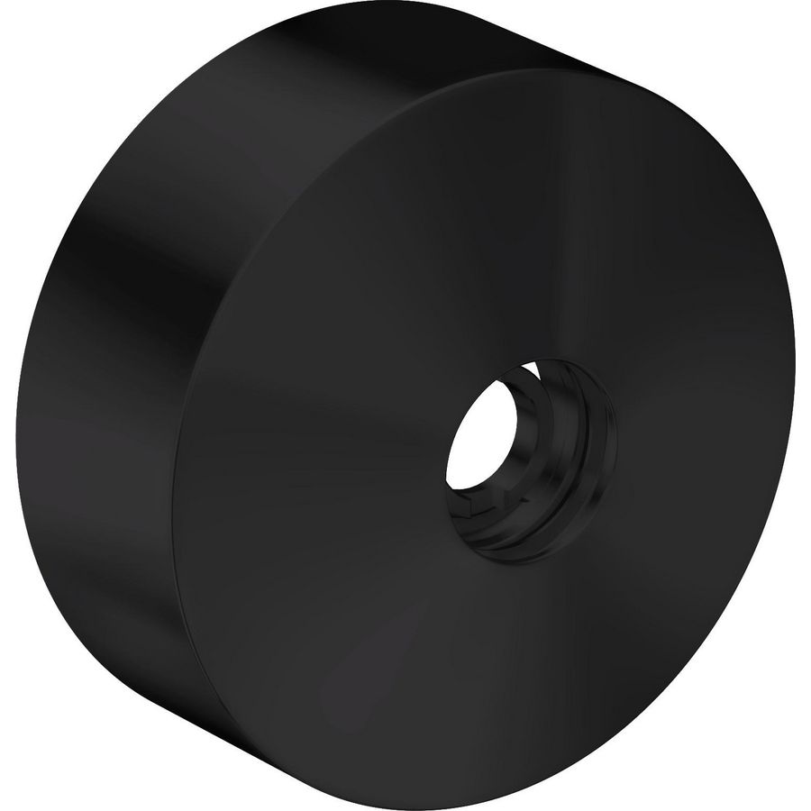 AXOR One rozet extens. 1gat wastafelkraan Select wand mat zwart