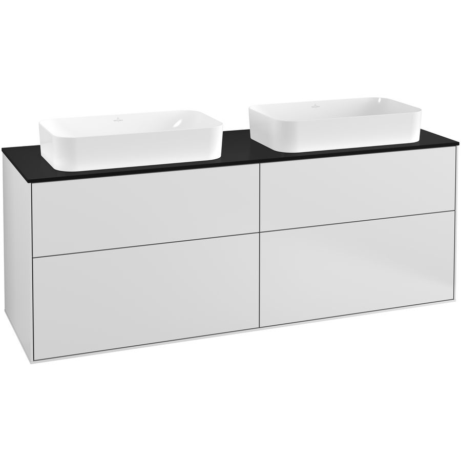 Wastafelonderkast Finion 1600x603x501mm White Matt Lacquer G31200MT