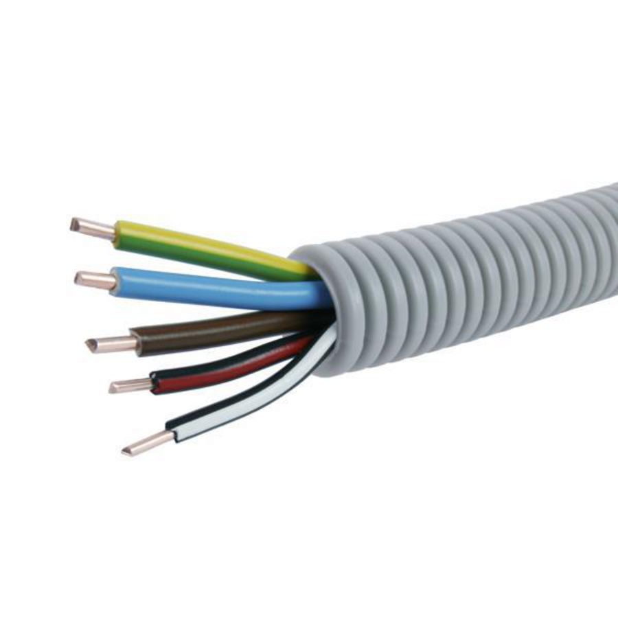 Lengte a 100m. FlexPP GR 20 GGBLBRWZRZ3x2,5+2x1,5