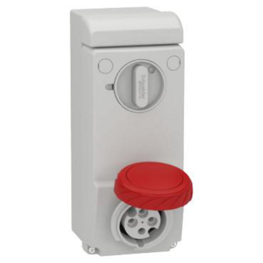 Contactdoos Vergrendelbaar 3P+A 16A 380-415V AC 6h IP65 PratiKa