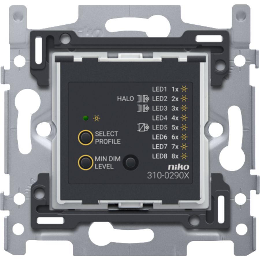Sokkel universele drukknopdimmer CAB-ontstoring 2dr. 3-300W