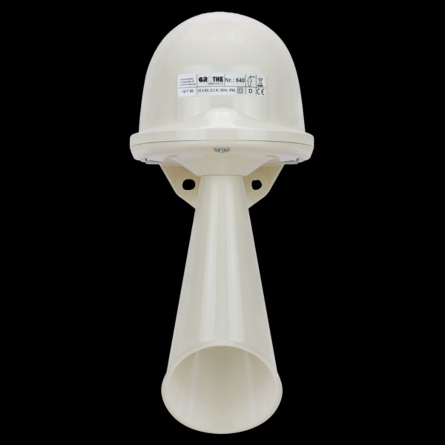 Signaalhoorn kunststof 24Vdc IP54 100dB/A uitstelfunctie