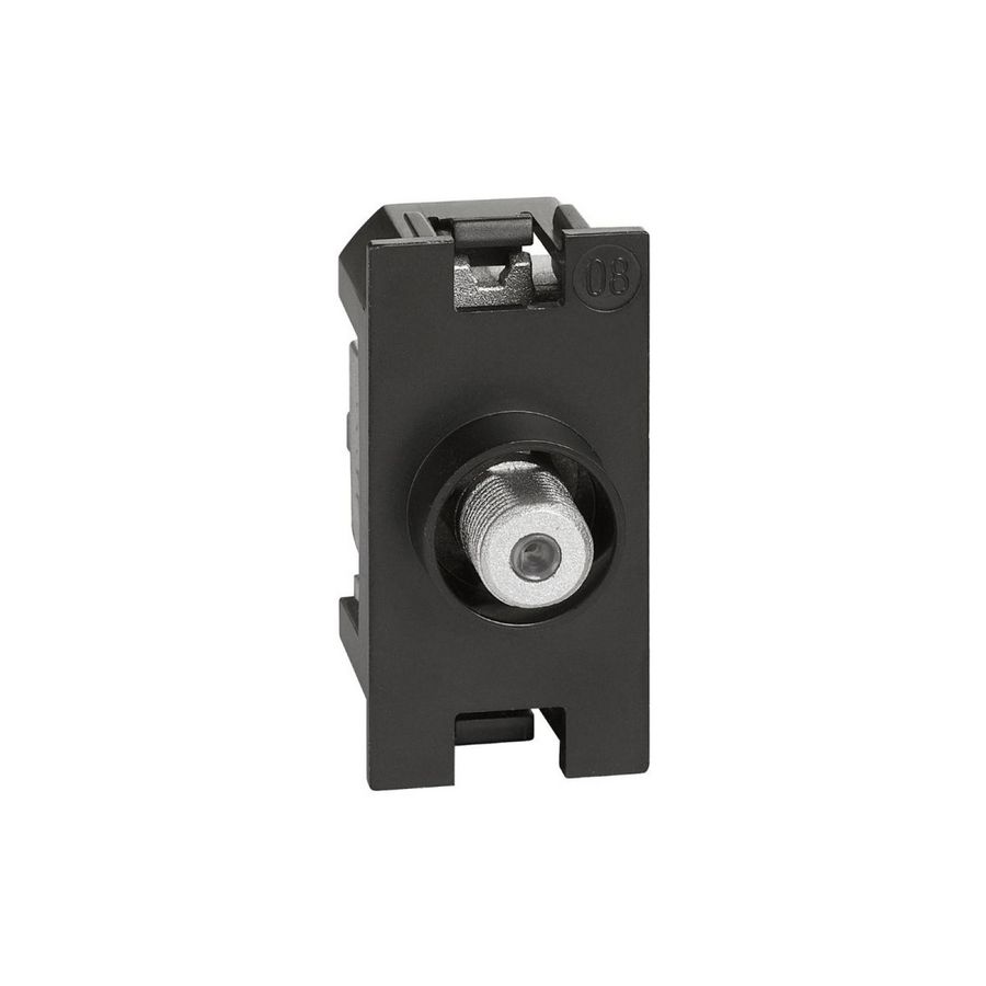 TV contactdoos coax type F 1 module LivingNow