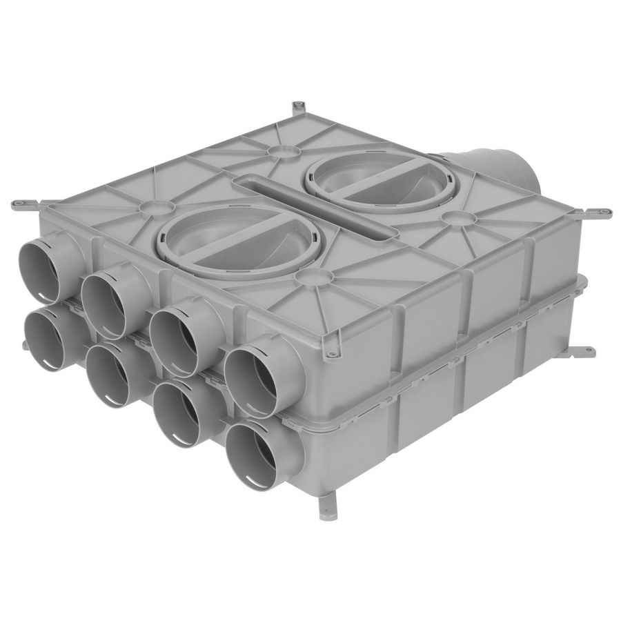 Lvdk kunststof dn125-180 8x dn75