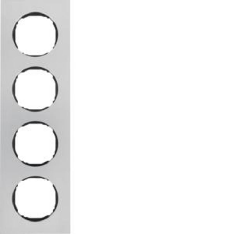 Afdekraam 4-v vlak berker R.8 edelstaal