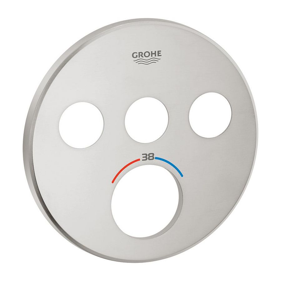 Rozet supersteel (rvs look)49035DC0