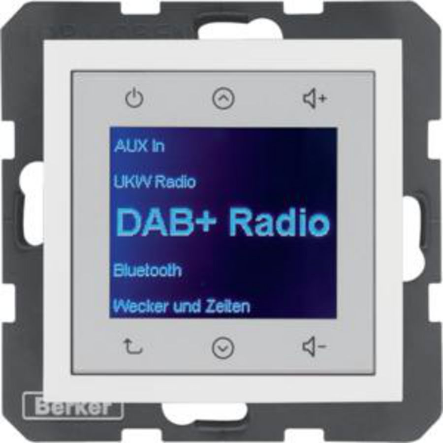 Radio Touch DAB+ berker S.1/B.3/B.7 polar wit glans