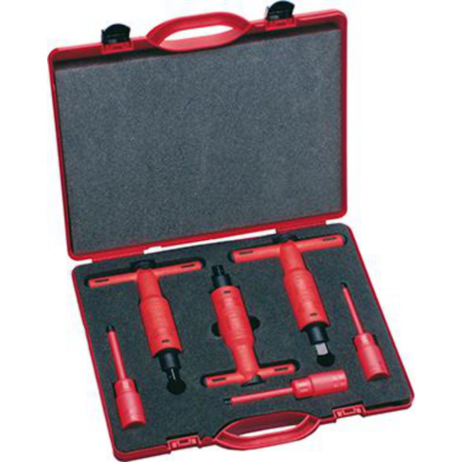 Momentsleutelset T-greep 1/2" 8-10-15Nm