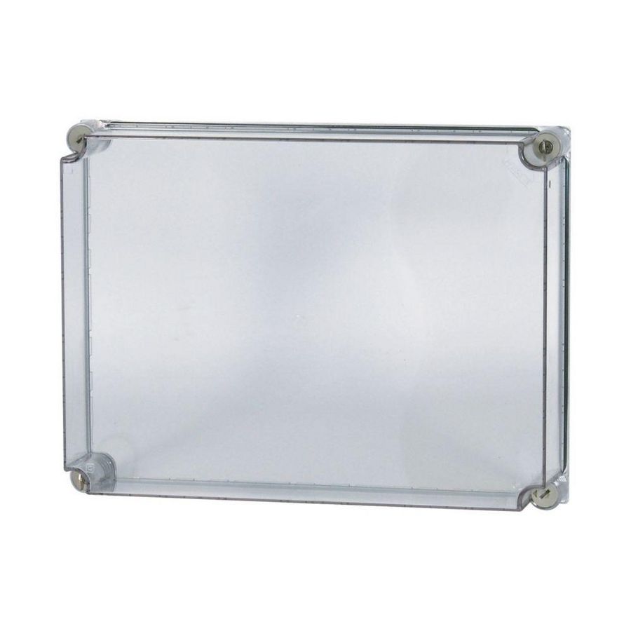 Deksel CI HxBxD=500x375x100mm transparant verzegelbaar