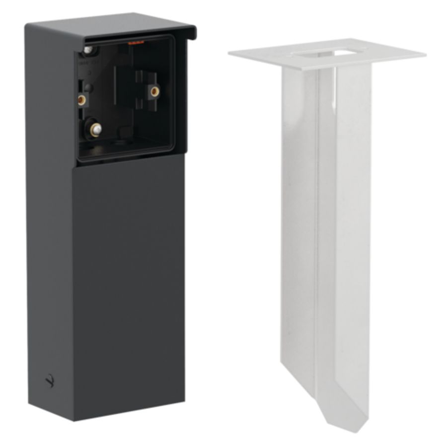 Spuitwaterdichte tuinpaal grondpin 1 Hydro functie zwart