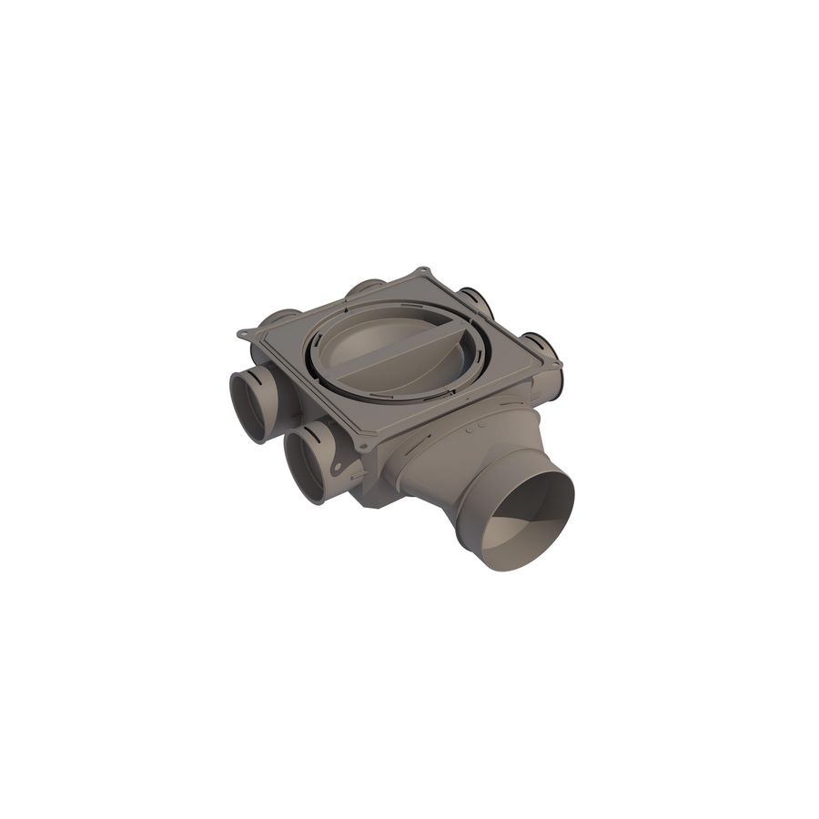 Lvd-kast flat 6x dn75 d125