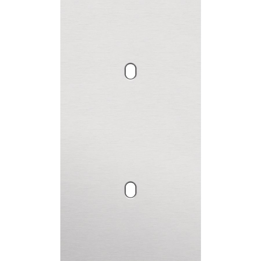 Tweevoudige afdekpl. verticaal 71mm centerafstand twee enkel