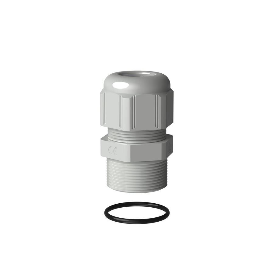 Wartel ISO12 IP68 zonder moer grijs