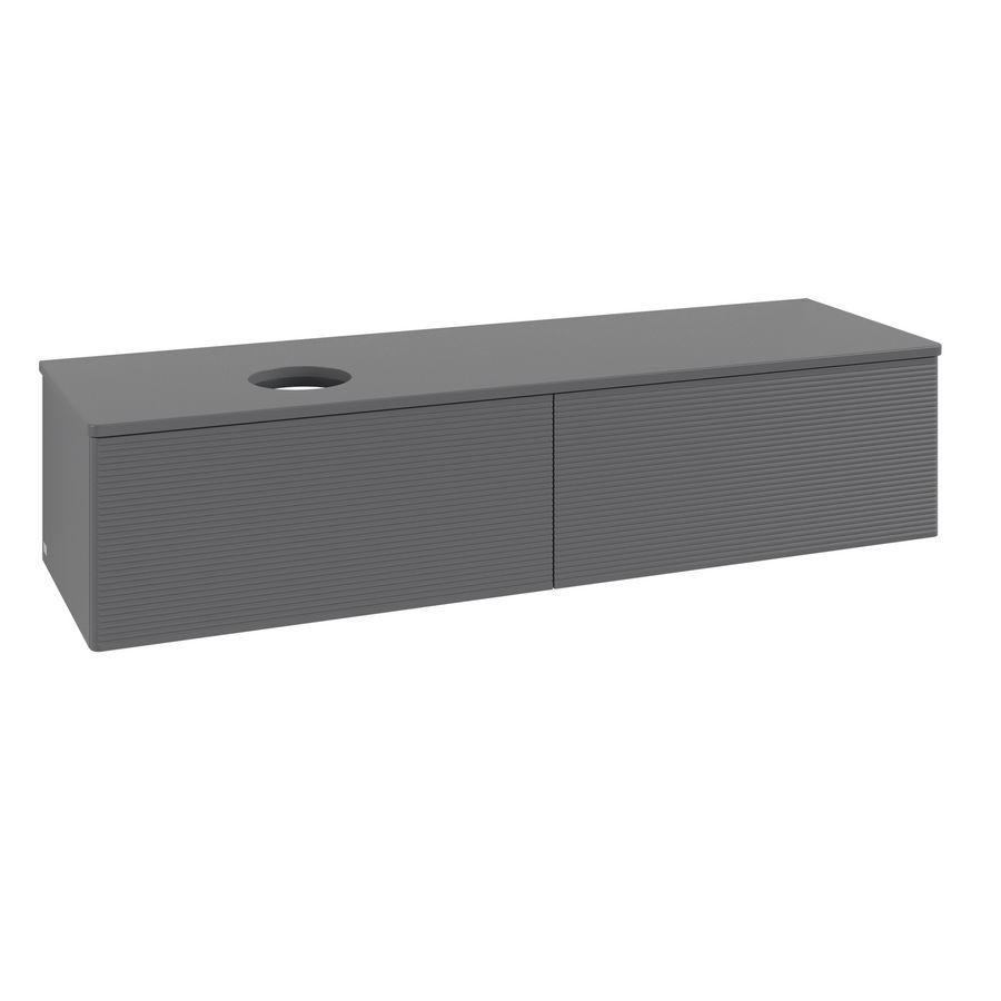 Wastafelonderkast Antao 1600x360x500mm Antr. Matt Lacquer L37110GK