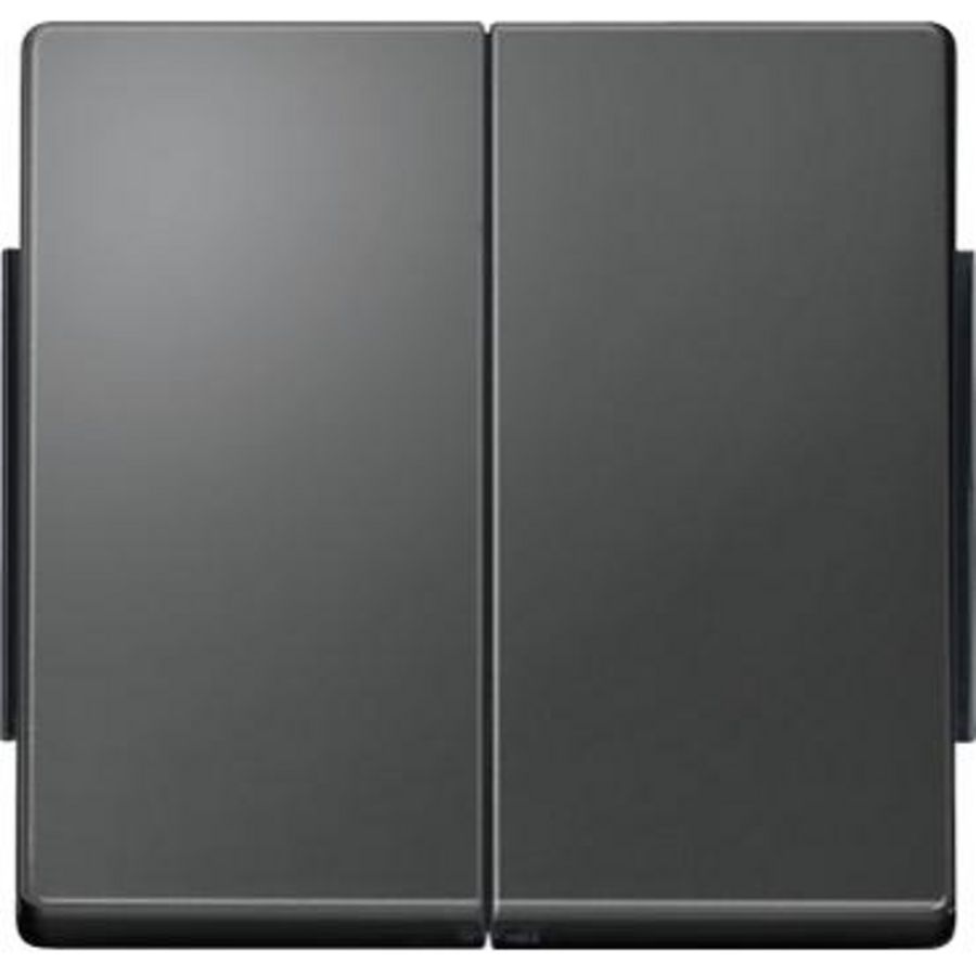 Seriewip 2-voudig Antraciet IP44 Aquadesign