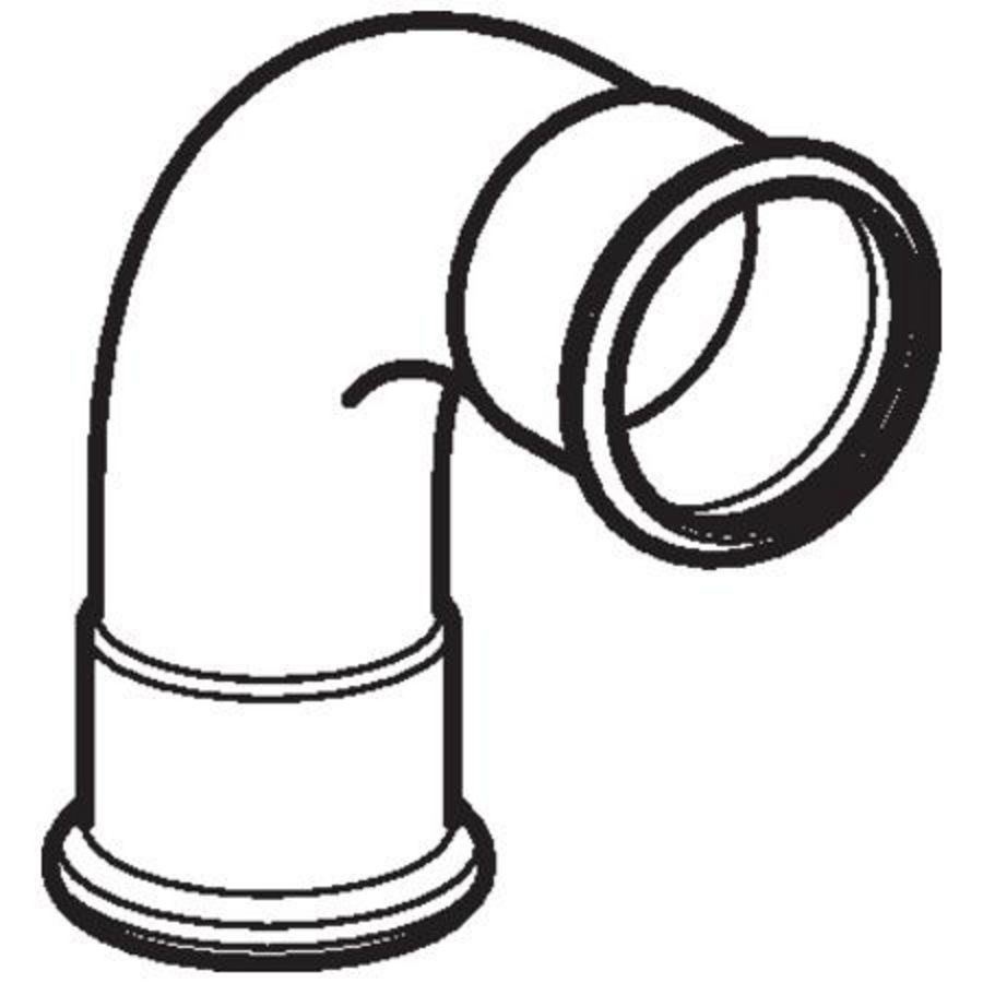 Bochtkoppeling 90° MAPRESS RVS 15x15mm