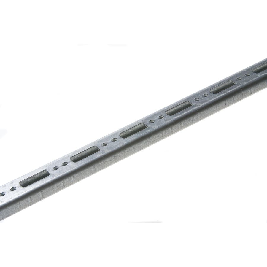 Lengte a 2mtr. montagerail rapid rechth dubbel rond verzinkt WM1 30x15mm