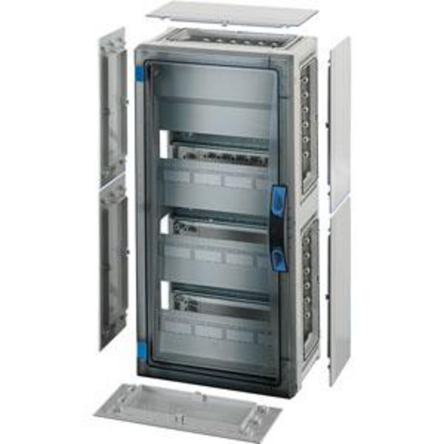 au. beh. 36 module 3x12 BM3 wand Dicht Transparante deur