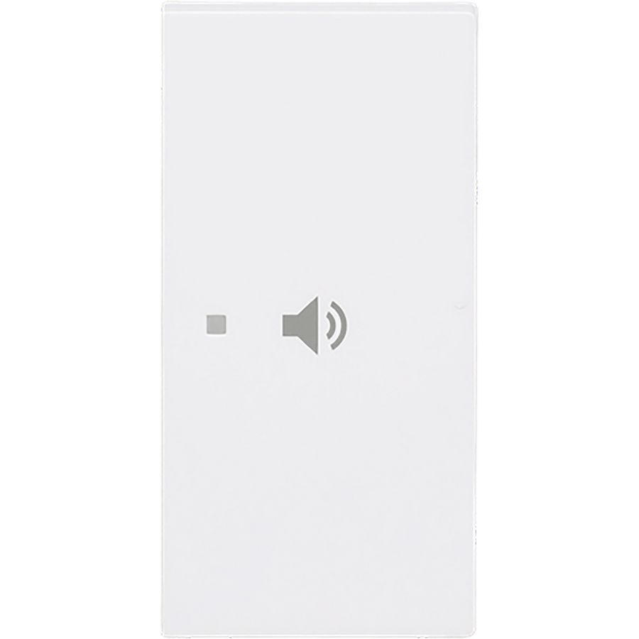 Free@Home wip 2-voudig rechts, audio volume +- art-matwit (6237-22-44M)