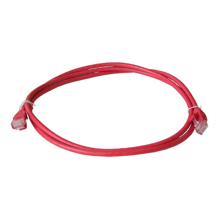 Patchkabel / netwerkkabel CAT5e UTP PVC molded rood 1.5meter