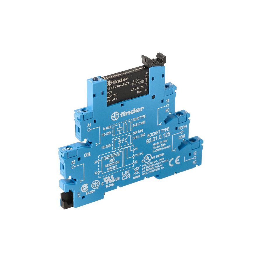 Interfacerelais 1M 2A 110-125VUC Solid State Relais