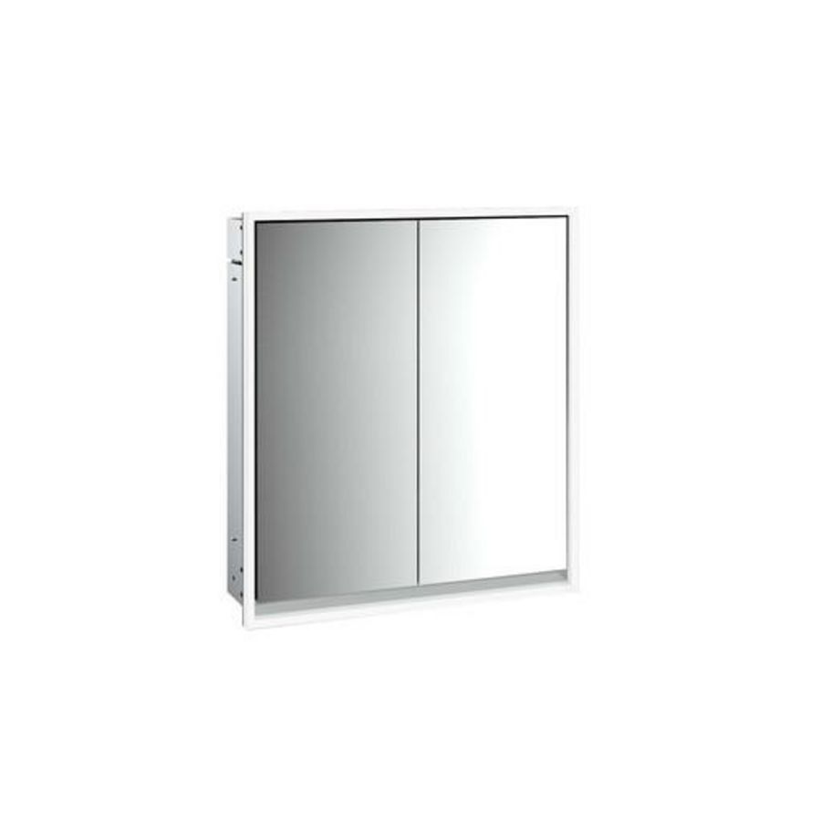 Led-Spiegelkast Loft inbouw 600mm 2 deur