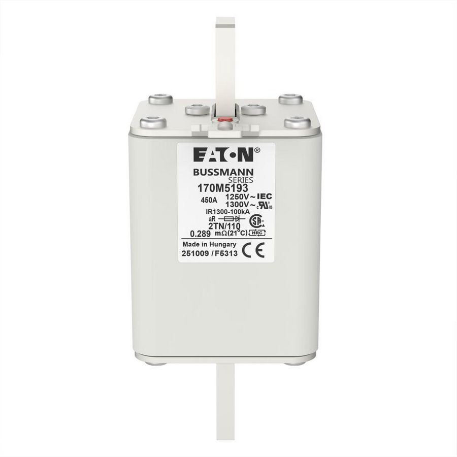 Zekering hoge snelheid 450A AC 1250V 100kA 2 61x75x1 VVE=3