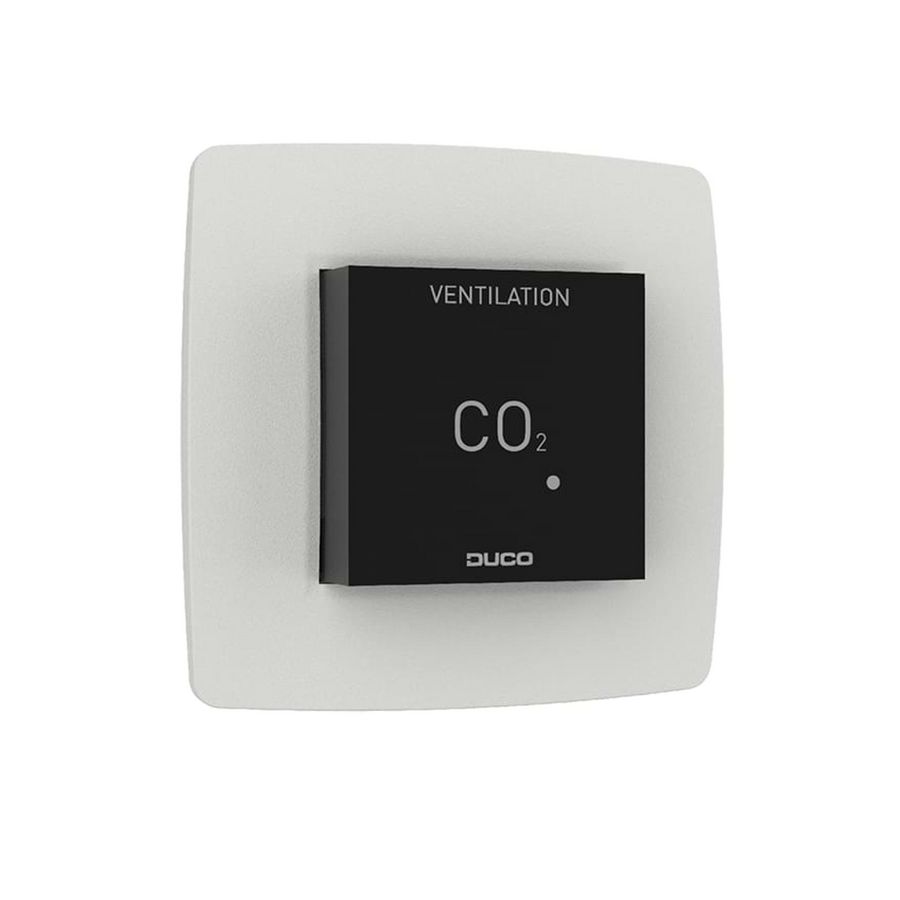 CO2 Ruimtesensor zonder bediening RF/Wired Zwart
