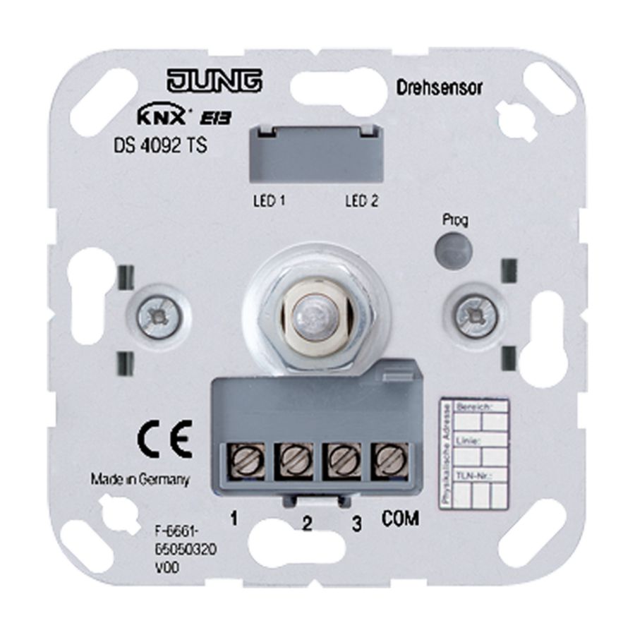 Draaisensor incl. 3v bin. toon sign. KNX