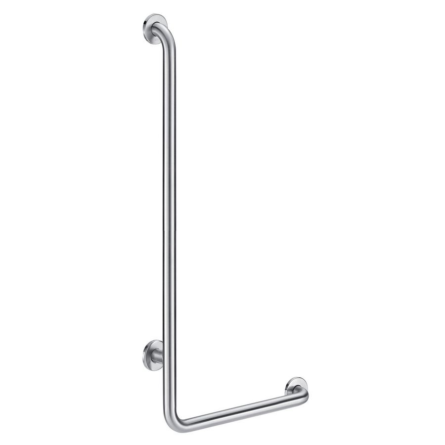 Greep L-vormig (rechts) Ø32 H.1150 RVS mat gepolijst