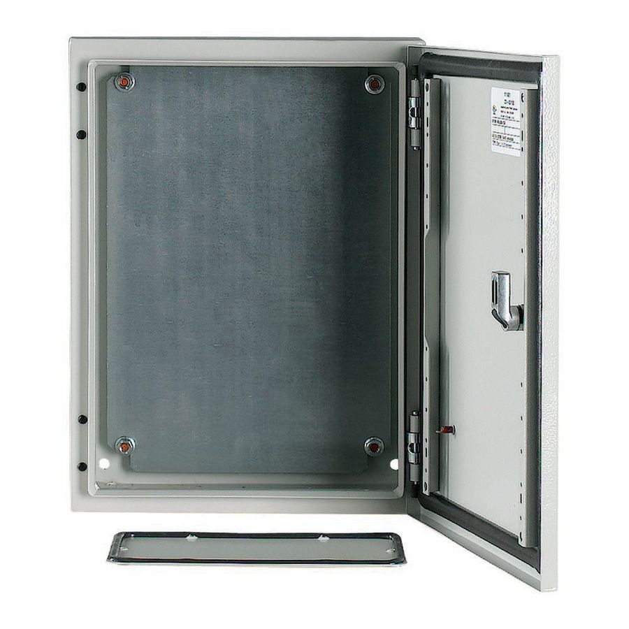 Wandkast IP66 incl. 2mm montageplaat HxBxD=400x300x150mm