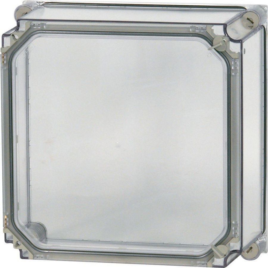 Deksel CI HxBxD=375x375x150mm met deur transparant