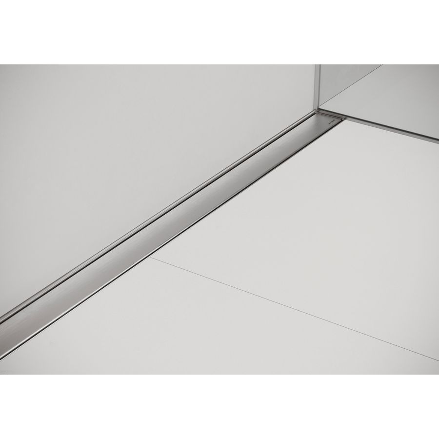 Douchegoot COMPACT Clean Dryphon (droogsifon ) rvs rooster Zero Wall zijuitlaat 800x75mm