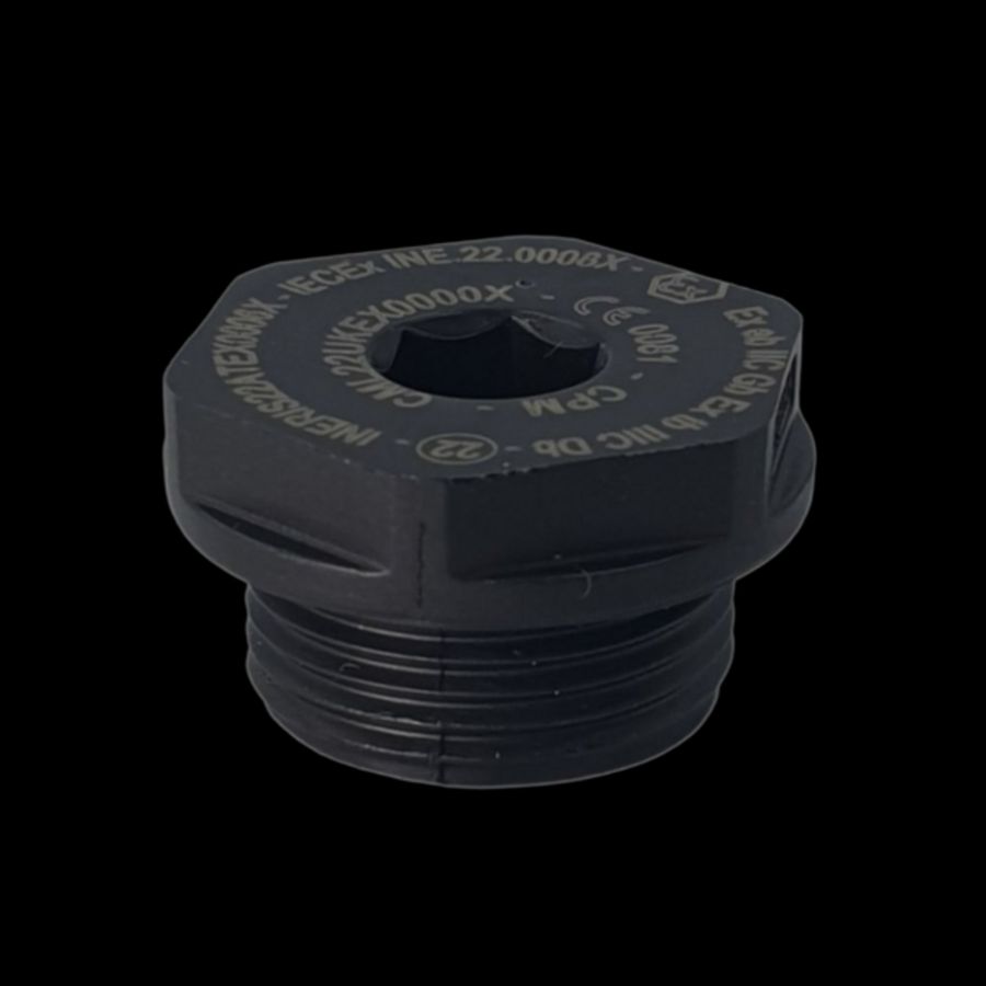 Afdichtplug hex head ATEX glasvezel versterkt nylon PG11