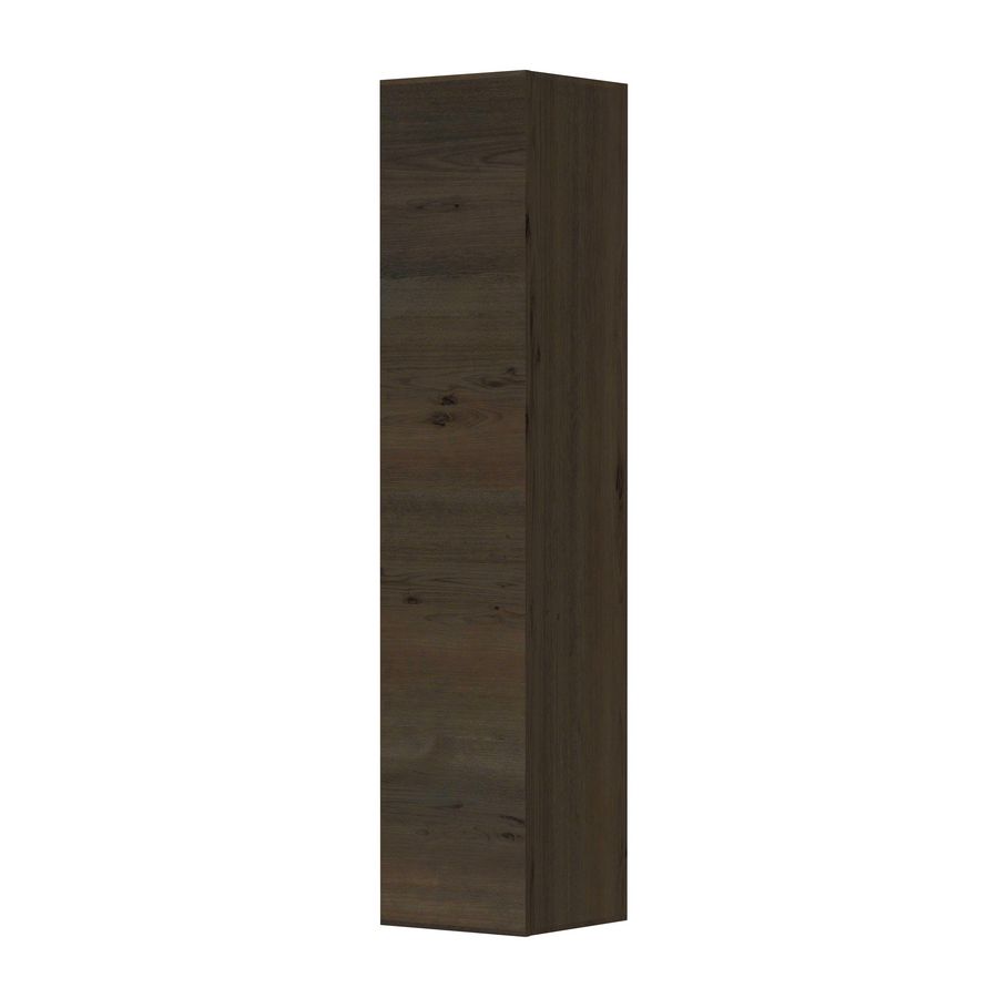 Hoge kast uni grls. fineer Charcoal 360x370x1690mm