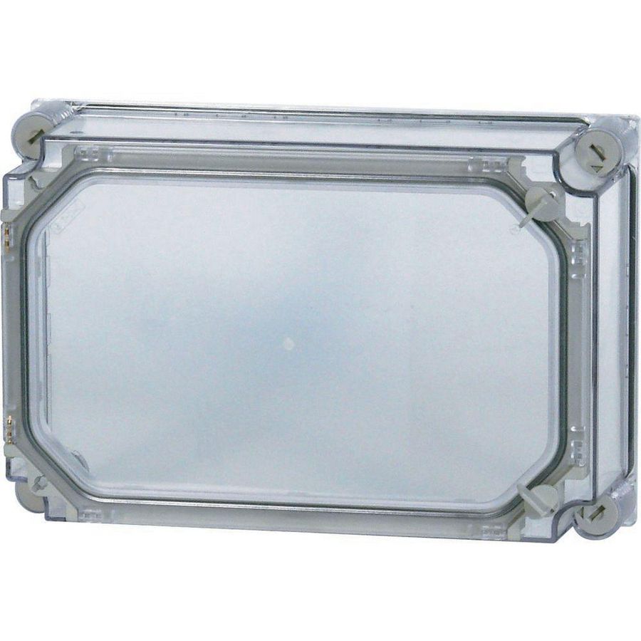 Deksel CI HxBxD=250x375x100mm met deur transparant