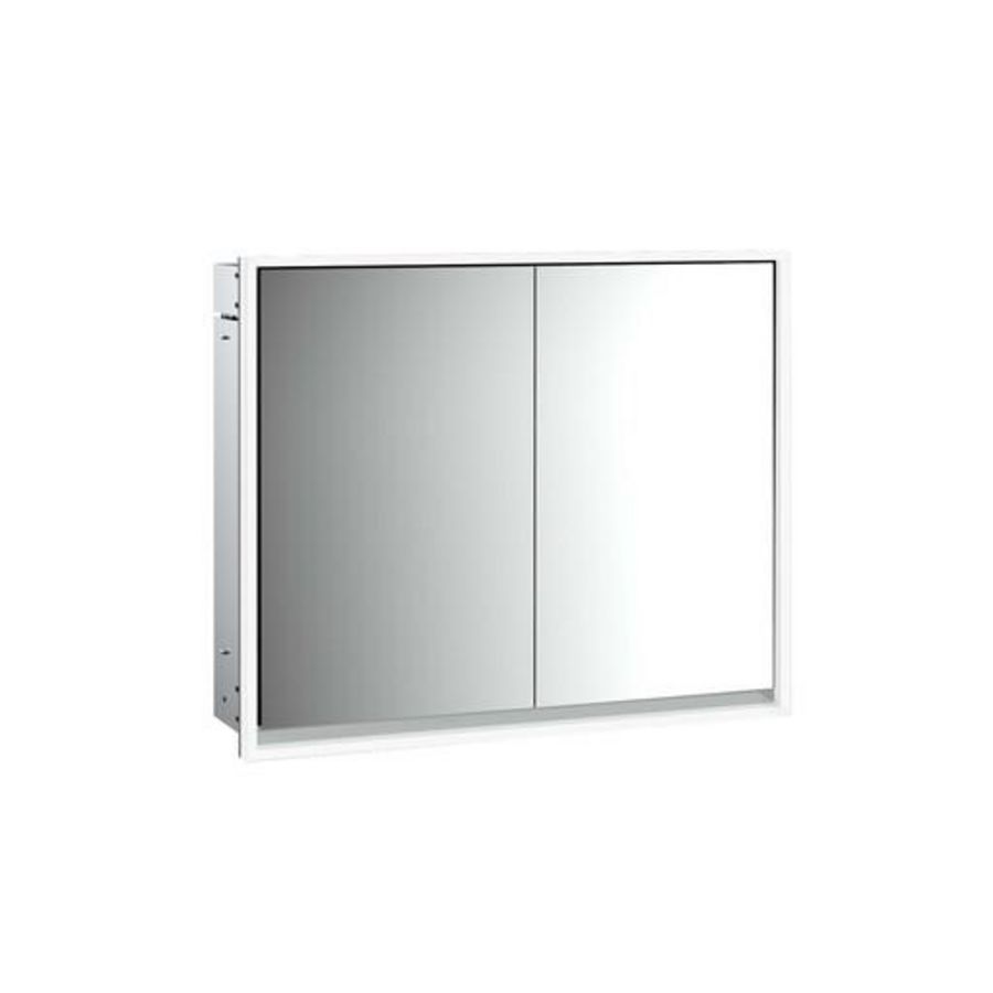Led-Spiegelkast Loft inbouw 800mm 2 deur