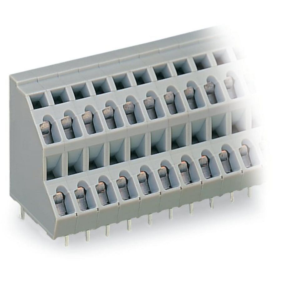 2-etage printklem 2,5mm² raster 5mm grijs 736-112 VVE=28