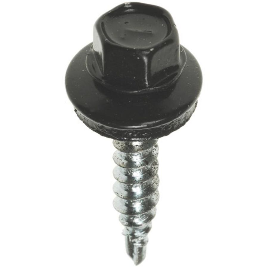 Doos a 50st. Boorschroef 4,8x28mm met ring 14mm RAL5015