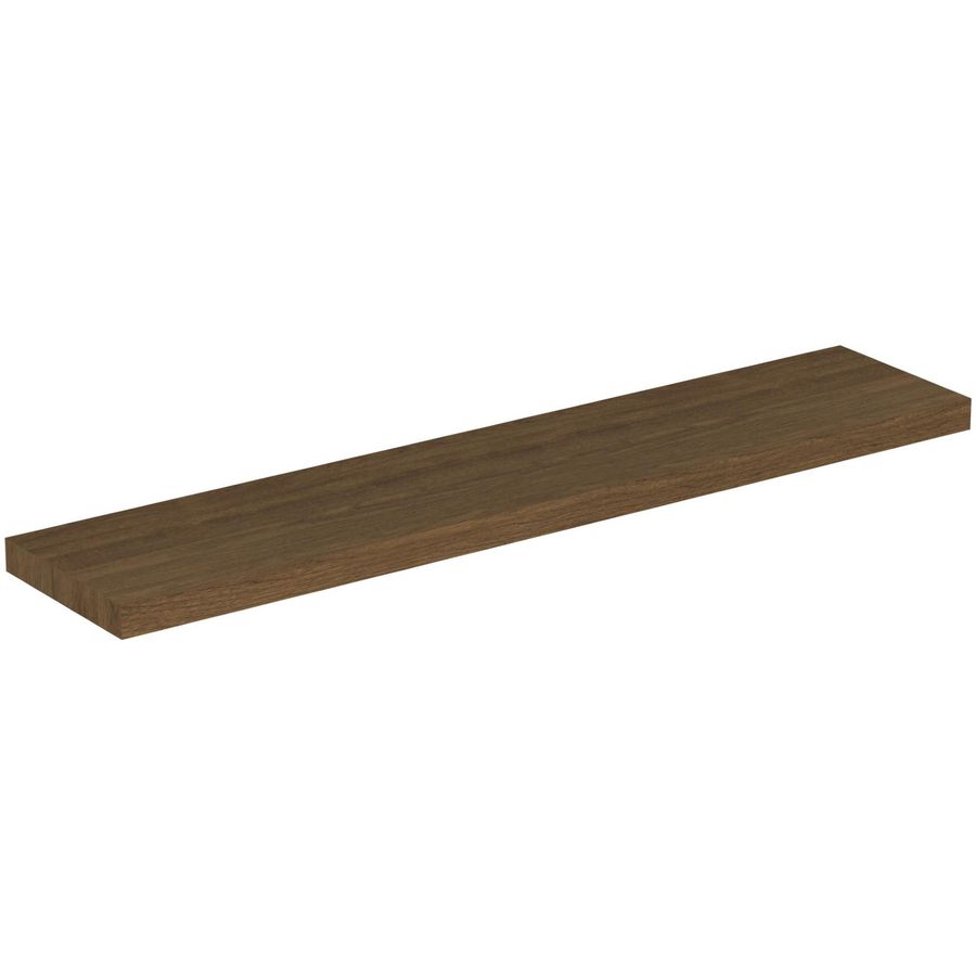 Conca console 2400x505x80mm zonder uitsnijding dark walnut