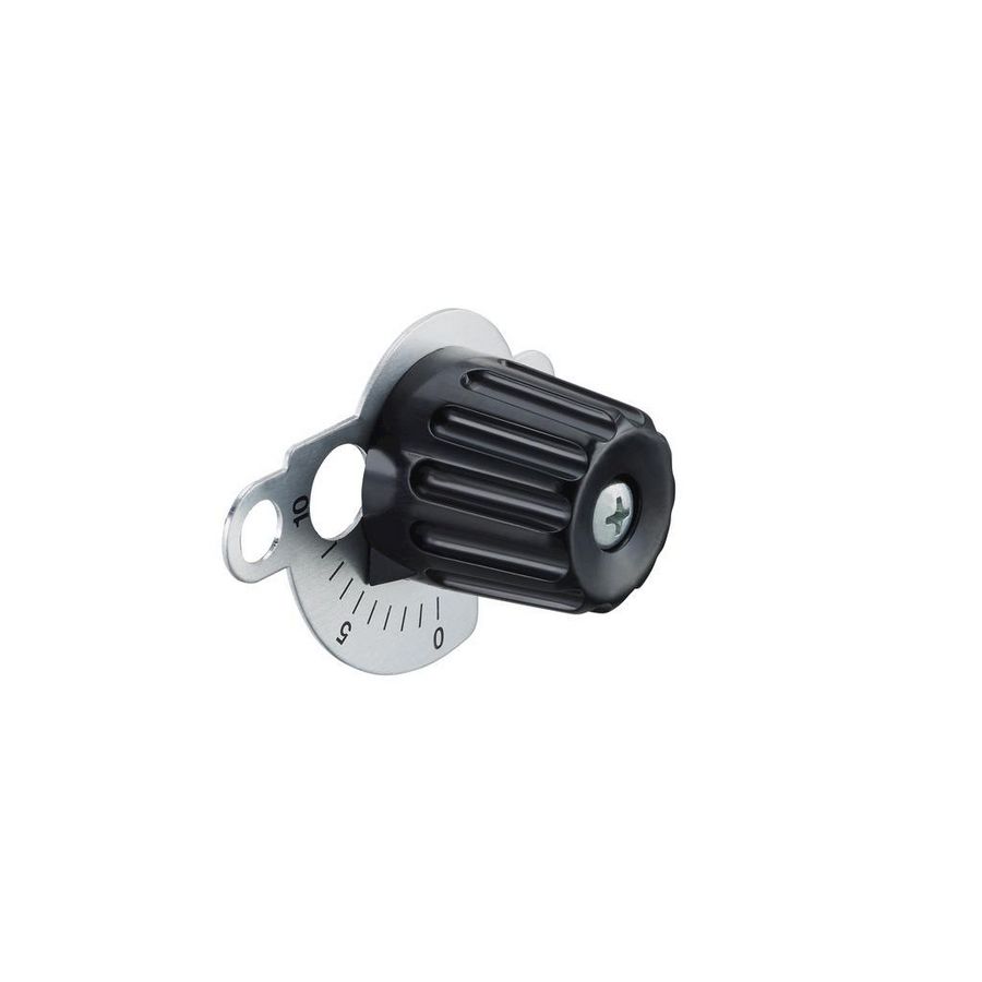 Instelgroep voor handmatige instelling van 3- en 4wegkranen