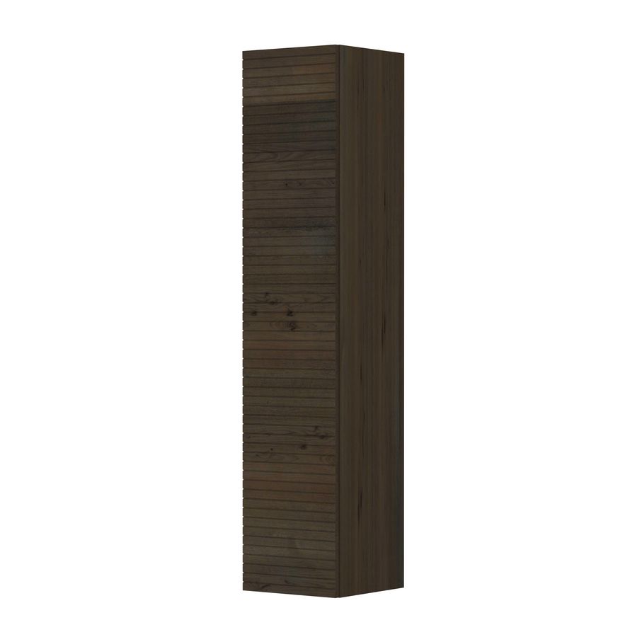 Hoge kast grls. HO gefr. fineer Charcoal 360x370x1690mm