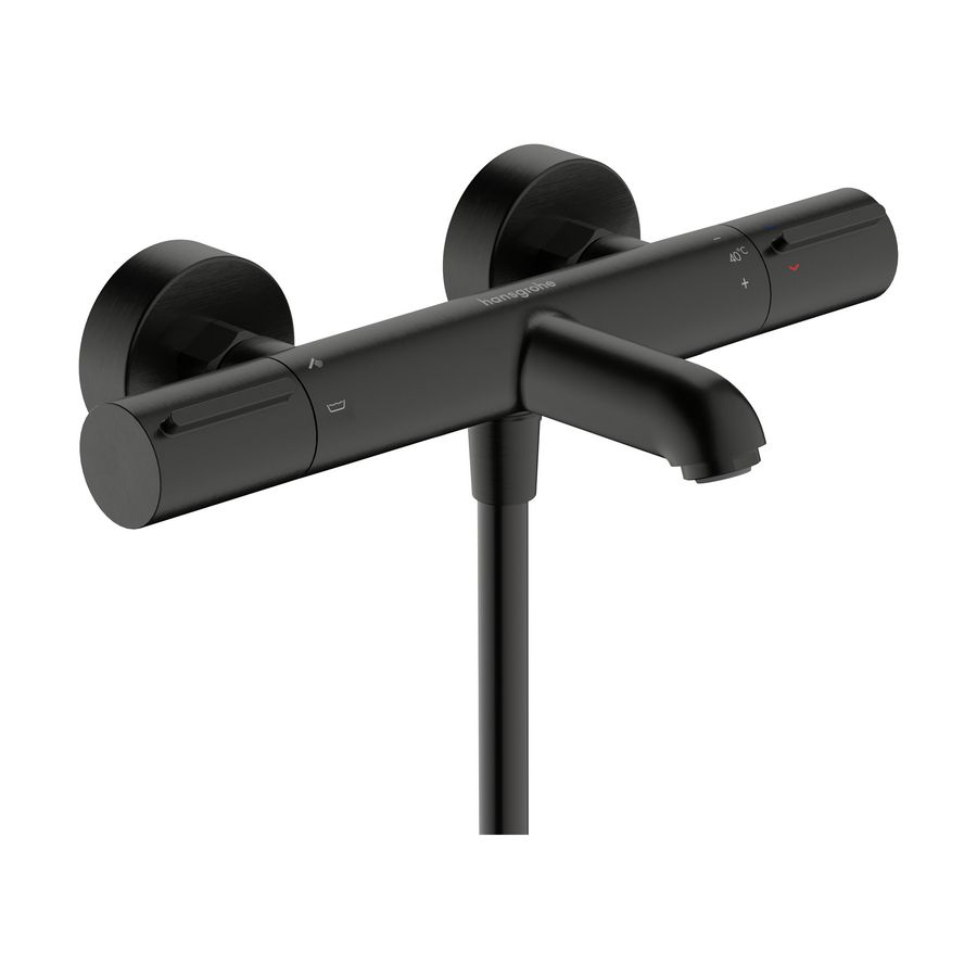 Ecostat Element badthermostaat Brushed Black Chrome